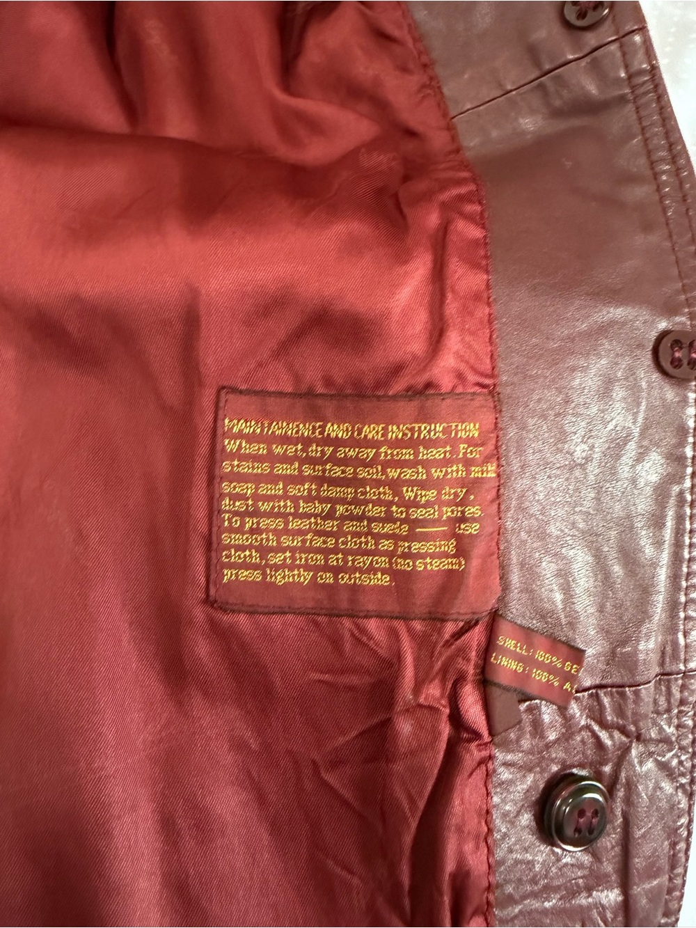Vintage Burgundy Etienne Aigner Leather Jacket - Picture 10 of 16